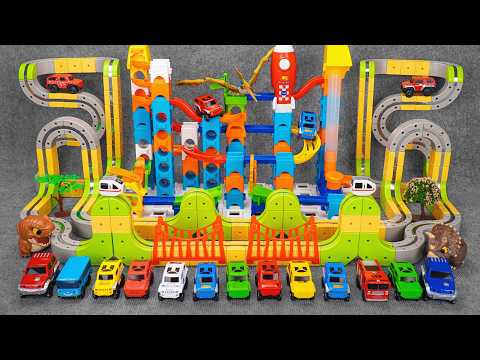 50 minutes of satisfying Magnetic tracks and High Speed off-road vehicle tracks toy ASMR |Toy review