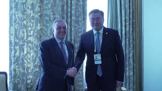 The meeting of Foreign Minister Zohrab Mnatsakanyan with Mukhtar Tleuberdi, the Foreign Minister of Kazakhstan