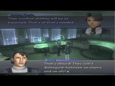 Xenosaga III HD Cutscene 175 - Kevin and Suou (Labyrinthos) - JAPANESE