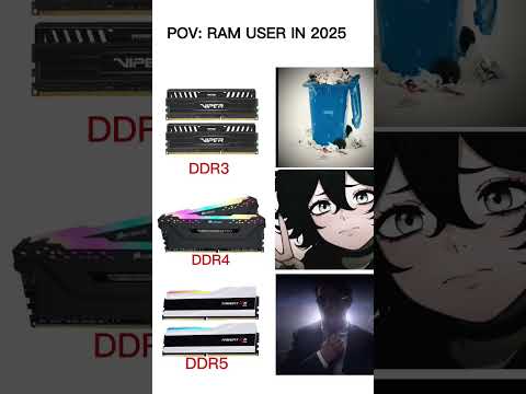 DDR3 vs ddr4 vs DDR5 #gaming #pc #pcbuild #gaming ming