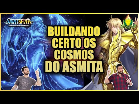 DOMINE as BATALHAS com O MELHOR SET de COSMOS para ASMITA - GUIA de Cosmo Saint Seiya Awakening