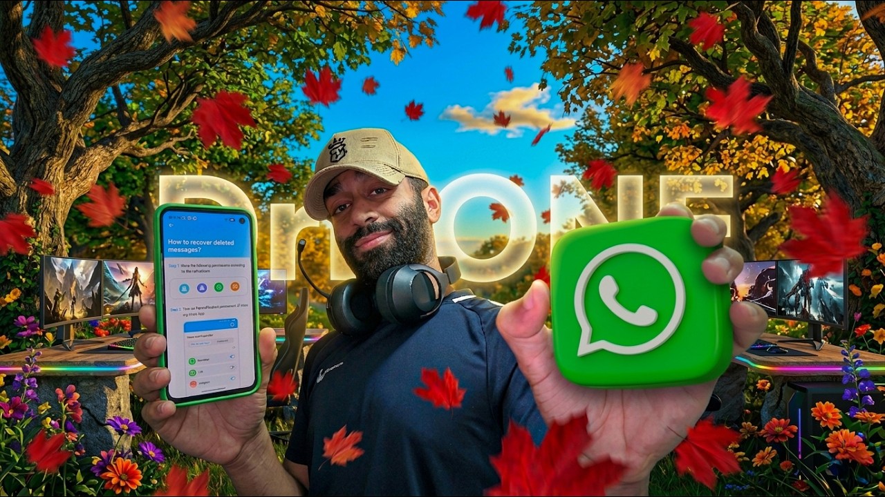 ✹COMO RECUPERAR MENSAGENS APAGADAS no WHATSAPP e DESBLOQUEAR o CELULAR sem SENHA! 😱❗Dr.Fone
