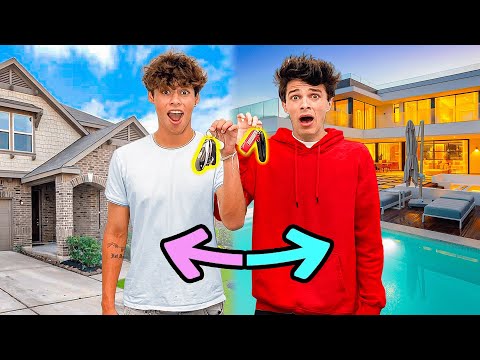 I SWITCHED HOUSES WITH BRENT!!