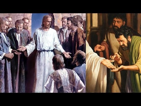 168 Prvo Hristovo javljanje u gornjoj sobi - Harmonija Evanđelja