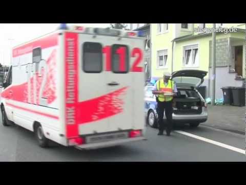Unfall mit 5 Verletzten - Siegen - 06.08.2012