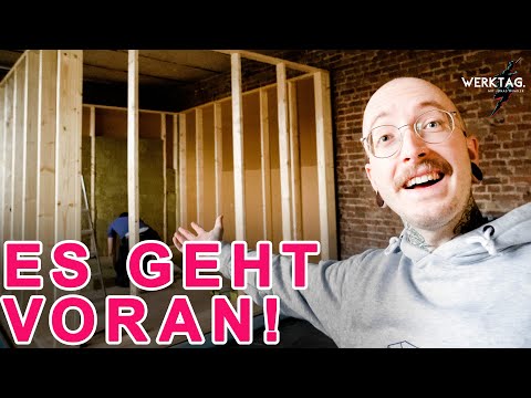 Die ersten WÄNDE von meinem SCHLAGZEUGRAUM stehen... | 01.12.20 | #WERKTAG. mit Jonas Winkler