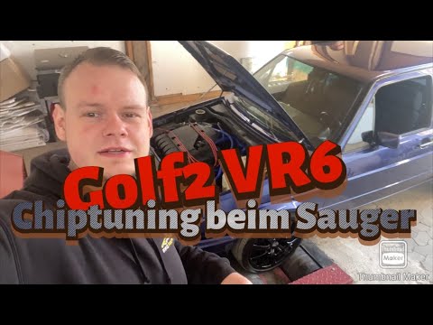 Golf 2 VR6 Sauger Chiptuning, was holen wir raus auf dem Prüfstand / RRG Racing
