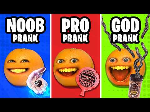 惱人的橙色 - PRANK WAR 挑戰賽出錯了! (Annoying Orange - PRANK WAR Challenge GONE WRONG!)