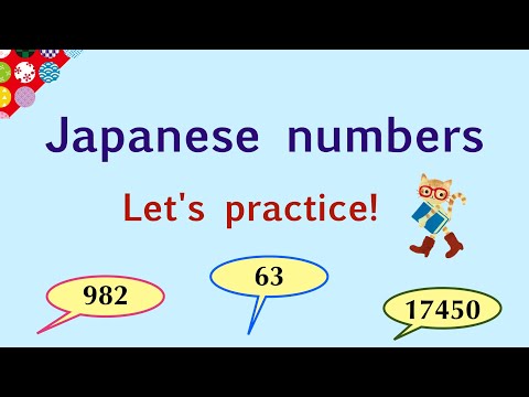 Practice Japanese numbers.  Let’s learn Japanese language!!(N5)