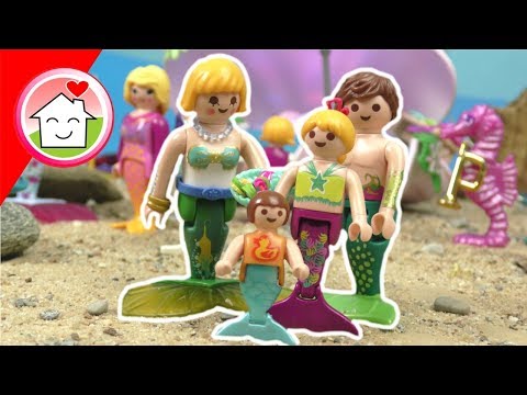 Playmobil Film - Familie Hauser bei den Meerjungfrauen - Spielzeug Video für Kinder