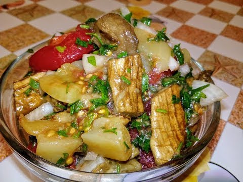 ХОРОВАЦ САЛАТ ИЗ ЗАПЕЧЁННЫХ ОВОЩЕЙ