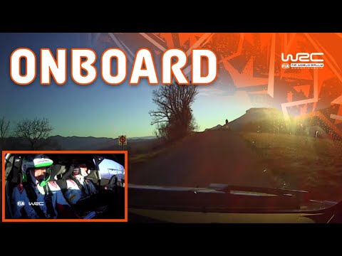WRC 2024 ラリーモンテカルロ タナックのオンボード映像（シェイクダウン）