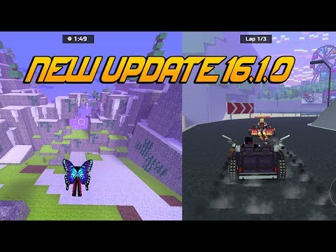 Glider & Racing Mode - New Pixel Gun 3D Update 16.1.0 - New Mini Games!