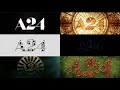 A24 movie trailer logos (2020-2022)