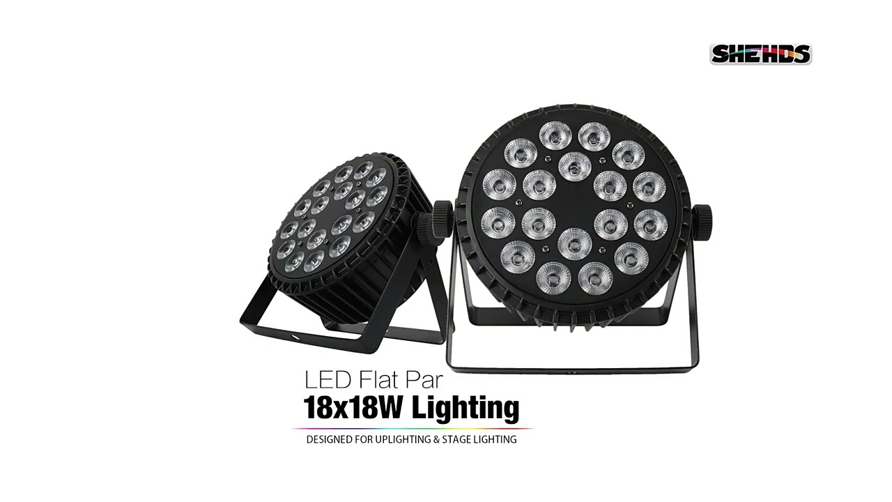 Par Led RGBWAUV 18 x18W