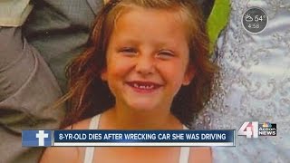KS girl dies when car she was driving crashes
