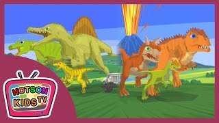 공룡과 미이라가 살아나는 '고고학자' 직업놀이 | 공룡놀이 | 스티커 동물단어 | archaeology for kids | Kids Dinosaur [KOR]