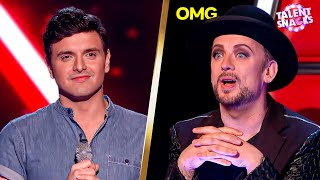 The Singer Who Dared To Sing Boy George's Song... TO Boy George! | The Voice UK