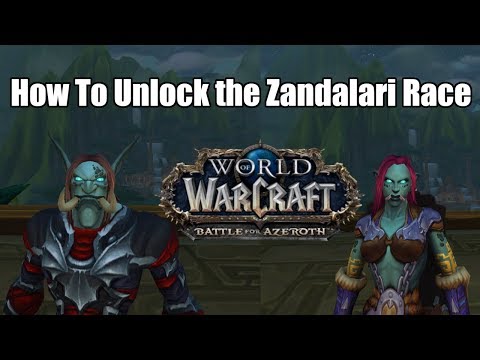 WoW BFA:How To Unlock The Zandalari Trolls