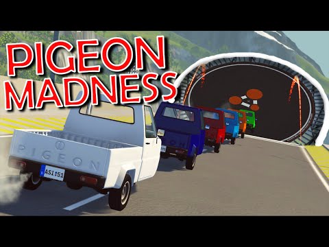 We JUMPED 12 cars on a GIANT TRAMPOLINE!!┃w/Camodo & Neilogical!!┃BeamMP CHAOS on Car Jump Arena!!