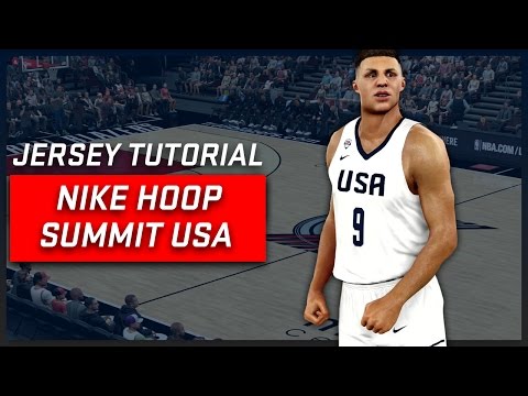 NBA 2K17 - 2017 Nike Hoop Summit USA Jersey Tutorial