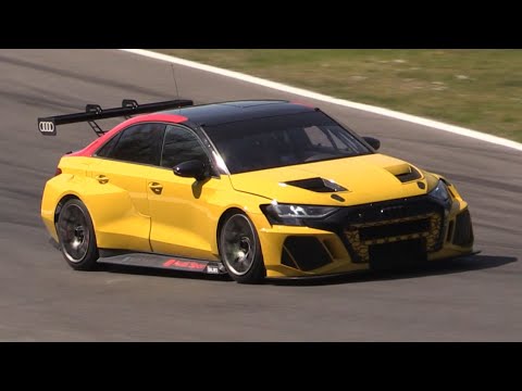 1 Hour of Audi RS3 LMS TCR My 21 Pure Sound in Action- Turbocharged 4-Cylinder In-Line Sound!!!