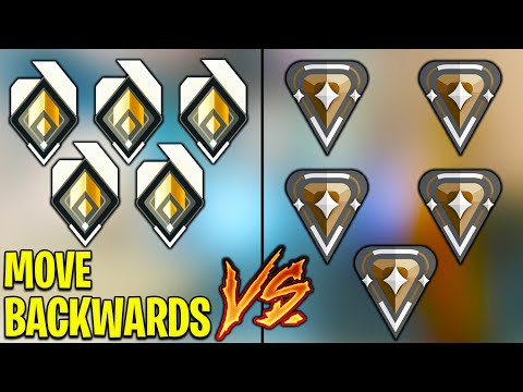 Valorant: 5 Radiant VS 5 Bronze, BUT Radiant CAN ONLY MOVE BACKWARDS!