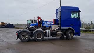 2013 DAF XF 105 510 6x2 Tag Axle Tractor Unit, In auction 11th December 2021
