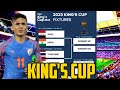 King's cup 2023 match fixtures annoce/India vs Iraq match?