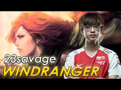 SAFELANE WIND RANGER BY 23SAVAGE WIND RANGER FULL GAMEPLAY DOTA 2 PRO GAMEPLAY HIGHLIGHTS