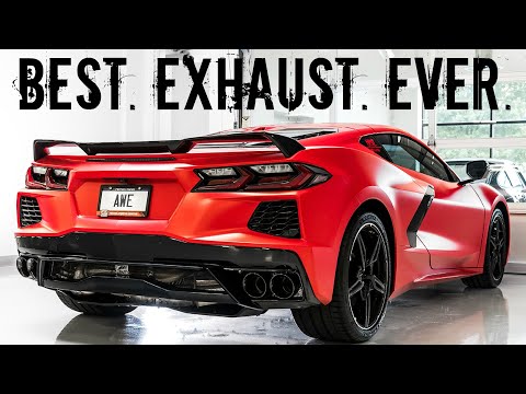 AWE Exhaust Installation on my C8 Corvette! HUGE improvement in sound AND appearance!