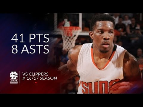 Eric Bledsoe 41 pts 8 asts vs Clippers 16/17 season