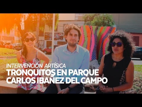 Intervención artística en parque de Arica
