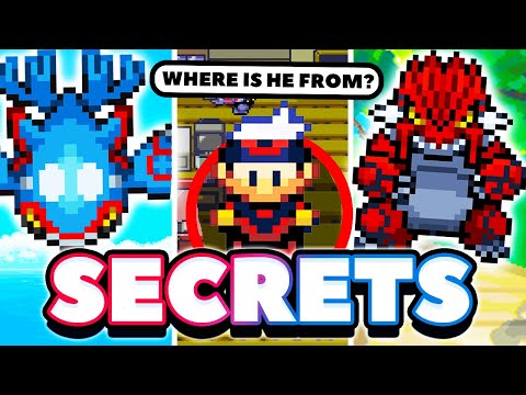 25 SECRETS THAT 97% OF PLAYERS DONT KNOW OF POKEMON RUBY & SAPPHIRE
