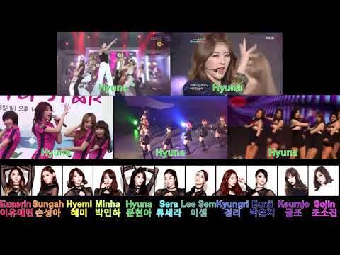 9MUSES Figaro Line Distribution Evolution 2011-2016 나인뮤지스 휘가로 진화