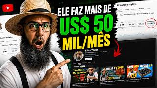 O Segredo do Canal dark com Avatar de IA que Fatura Mais de US$ 50 Mil por Mês