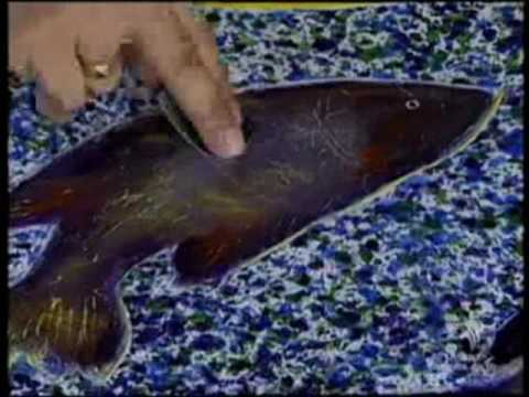 สอนศิลป์ [1-173] โดย อ.สาธิต เทศนา [การสลัดสี_ภาพปลา]