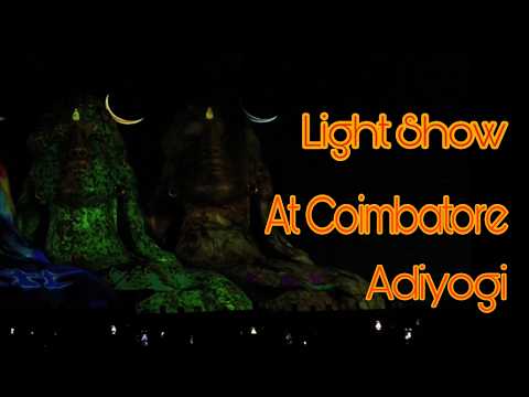 Laser Light show at Adiyogi Coimbatore | ISHA Foundation | Sadhguru Chikkaballapu | Shiva Statue