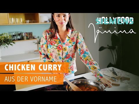 HollyFood with Janina Uhse | Chicken Curry from The First Name | Siemens Home Appliances