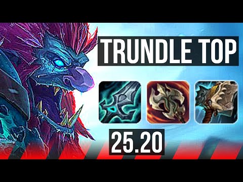 TRUNDLE vs IRELIA (TOP) | 6 solo kills, Rank 13 Trundle | EUNE Master | 25.20