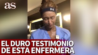 Llora enfermera por tragedia en hospital de Nueva York
