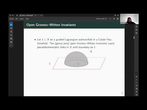 Open enumerative mirror symmetry for lines in the mirror quintic - Sebastian Haney