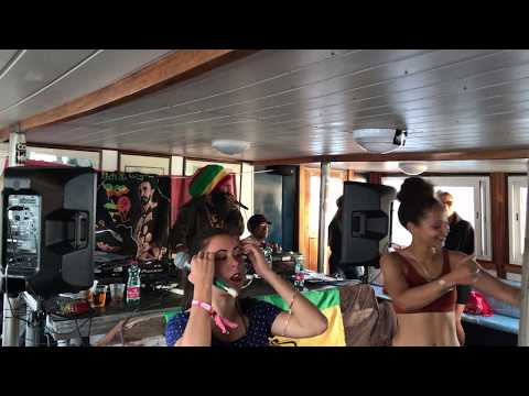 Congo Natty A.K.A REBEL MC + Nãnci & Phoebe - Outlook Festival Boat Party 2017  (R.I.P. Tenor Fly)