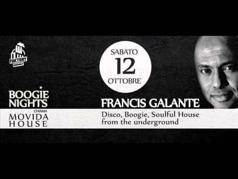 Promo radio party groove - movida house - Boogie Night - Francis Galante  @ Faktory (VC) 12 10 2013