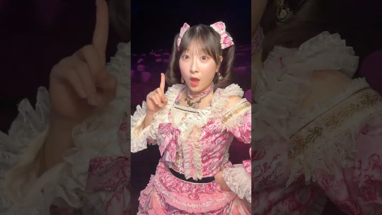 愛は努力でお返しします🍑 #ライブ前のももきゅん撮ってみた #きゅんかわ人生 #ノイミー #shorts