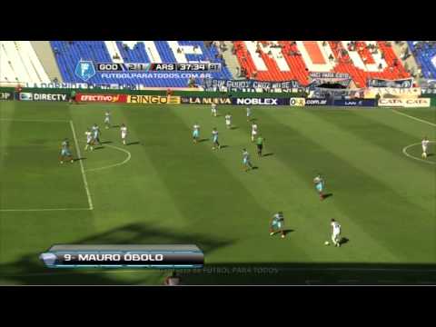 Gol Obolo. Godoy Cruz 2 Arsenal 1. Final 2014. Fecha 9. Fútbol Para Todos.