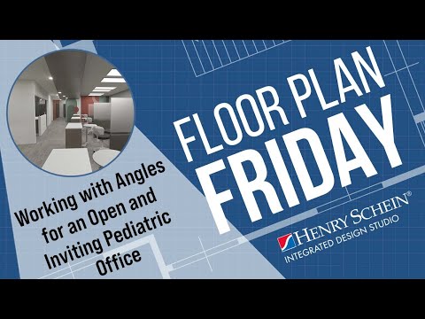 Floor Plan Friday: Working with Angles for an Open and Inviting Pediatric Office