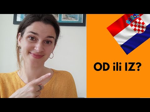 Learn Croatian  - Od ili iz? (subs in Eng and Cro)