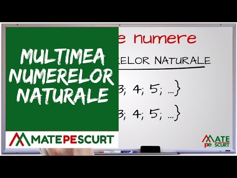 Multimea numerelor naturale