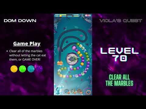 Viola's Quest 🟣🟠🔴 / Level 70 / Dom Down